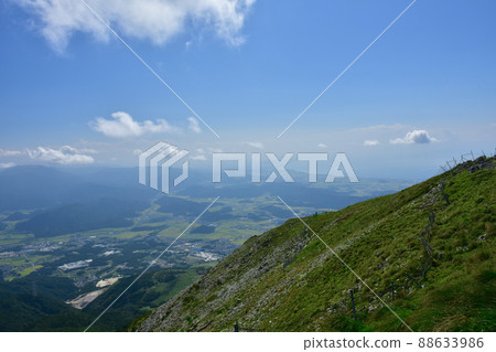 View from Mt. Ibuki, Maibara City, Shiga Prefecture, August 88633986