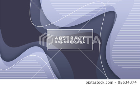 Colorful liquid and geometric background with fluid gradient shapes 88634374