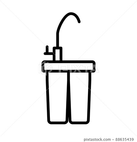 Water Filter Icon Water Filter Icon 88635439