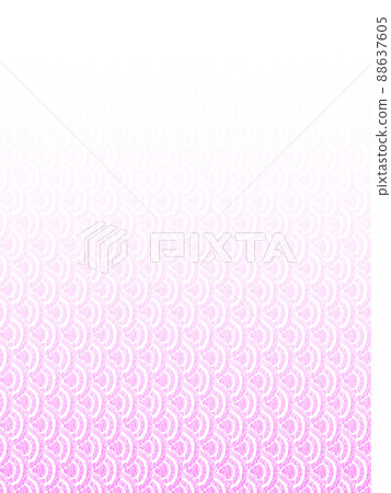 Background material: Scale pattern drawn with oil pastels, pink, gradation that darkens from top to bottom, vertical, other colors available 88637605