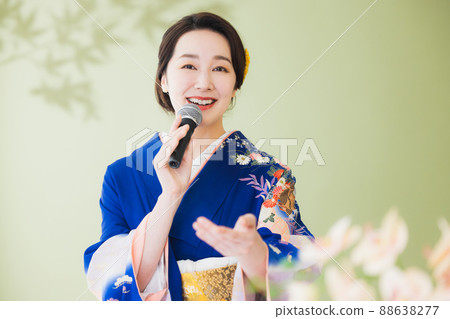 藍色 Houmongi 演歌歌手 88638277