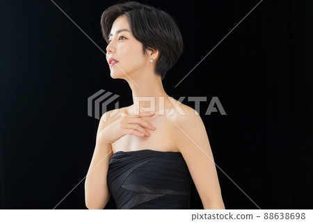 Beauty black background Beauty black background 88638698