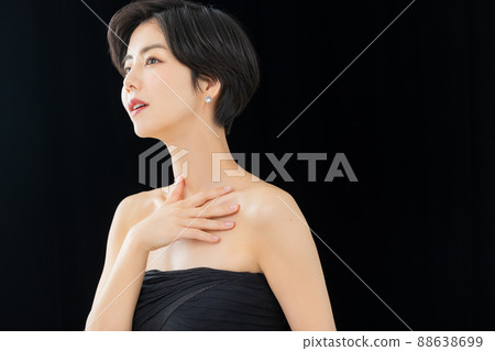Beauty black background Beauty black background 88638699