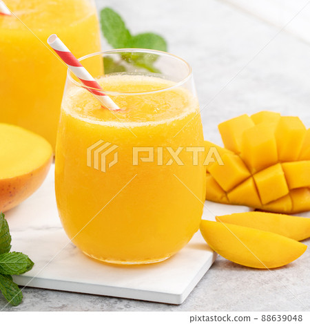 果汁水果汁果汁夏季飲料新鮮芒果多汁芒果汁芒果 88639048