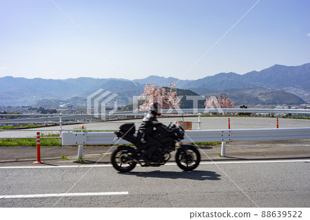 Spring bike touring Spring bike touring 88639522