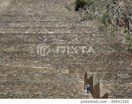 [Peru] Terraced fields at Ollantaytambo ruins 88641268