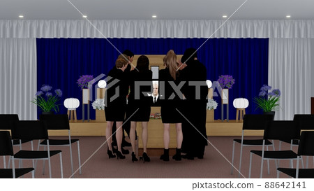 殯儀館,告別,與人,與鬼照片,CG插圖 殯儀館,告別,與人,與鬼照片,CG插圖 88642141