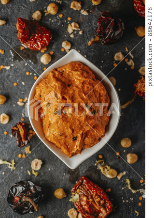 bowl with typical Catalan romesco sauce 88642178
