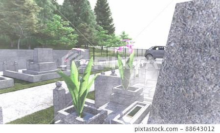 Shrines, temples, graveyards, graveyards, no people, illustrations, CG Shrines, temples, graveyards, graveyards, no people, illustrations, CG 88643012