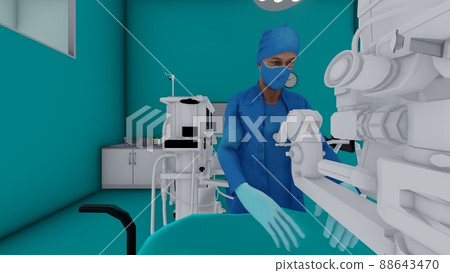 醫院手術室與人插圖 CG 醫院手術室與人插圖 CG 88643470