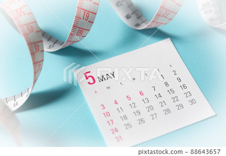 5月日曆和主要健康管理飲食 88643657