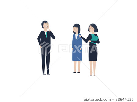 Introducing high-skilled, ready-to-use human resources! Illustration material Introducing high-skilled, ready-to-use human resources! Illustration material 88644135