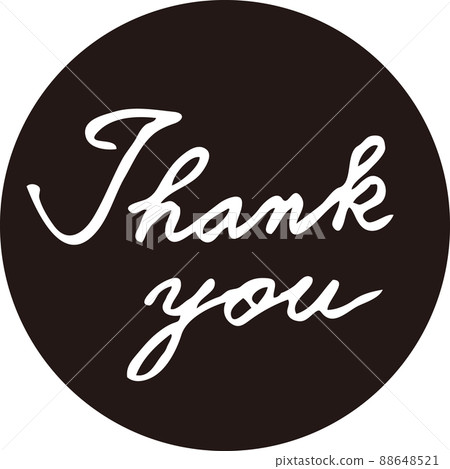 Thank you-Characters-Cursive-English Handwriting Thank you Frame Black Thank you-Characters-Cursive-English Handwriting Thank you Frame Black 88648521
