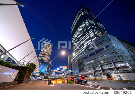 日本東京城市景觀,如東京中城八重洲 日本東京城市景觀,如東京中城八重洲 88649261