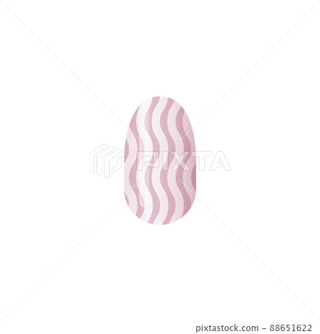 Nail art design sample with geometric ornate vector illustration isolated. Nail art design sample with geometric ornate vector illustration isolated. 88651622