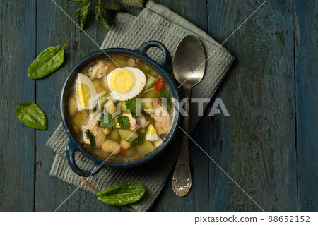 Green Borsch with sorrel Green Borsch with sorrel 88652152