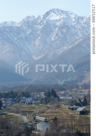 大糸線信濃森上信濃大池JR東E127系列A編隊（松本） 88652517