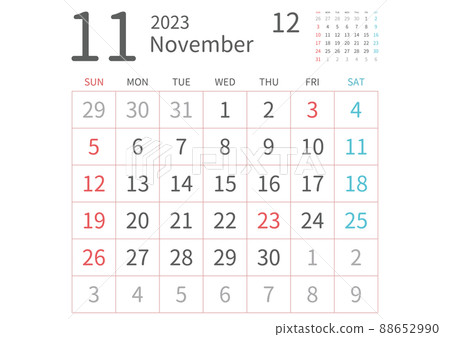 November 2023 November 2023 88652990