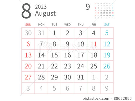 August 2023 August 2023 88652993