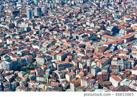 View of the roofs of Istanbul. View of the roofs of Istanbul. 88653865