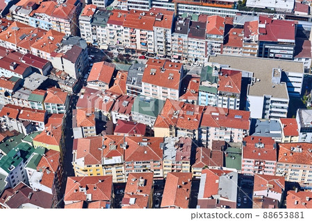 View of the roofs of Istanbul. 88653881