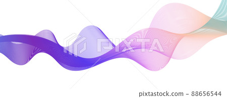 Fluid 3d background with smooth lines 88656544