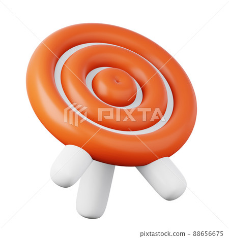 Goal target high quality 3D render illustration icon. Goal target high quality 3D render illustration icon. 88656675