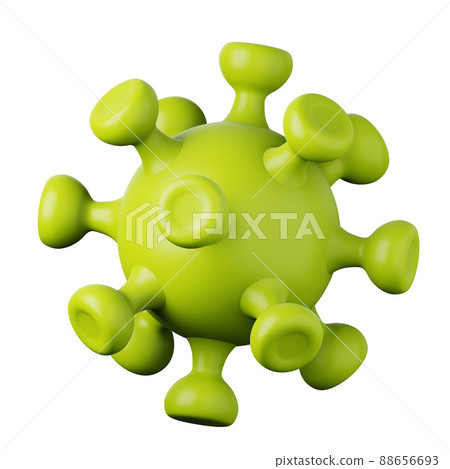 Coronavirus 2019-ncov high quality 3d render illustration. Pandemic illness concept icon. Omicron Coronavirus 2019-ncov high quality 3d render illustration. Pandemic illness concept icon. Omicron 88656693