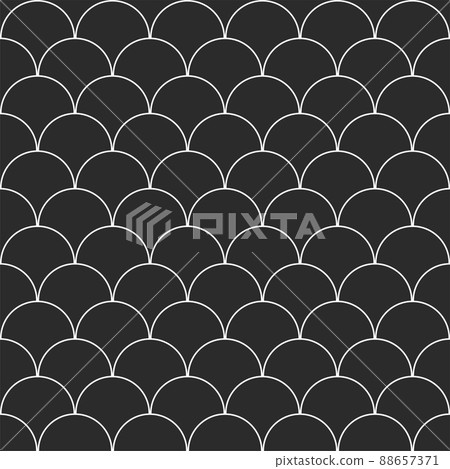 Fish scales seamless pattern. Mermaid tail abstract background 88657371