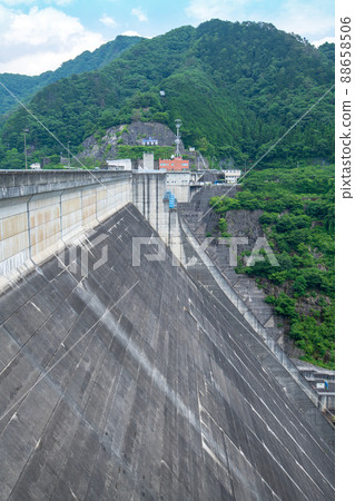 View around Kusaki Dam Early summer scenery View around Kusaki Dam Early summer scenery 88658506