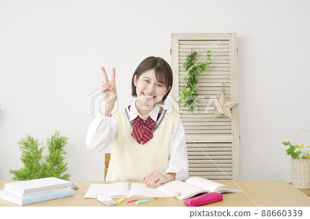 高中女生和平標誌生活 88660339