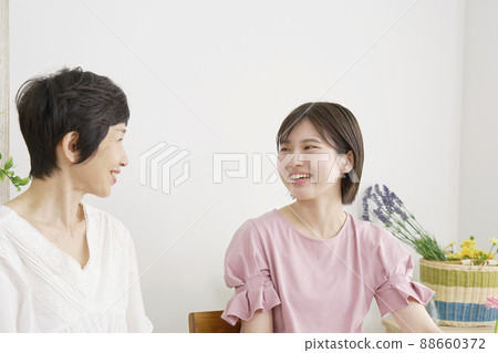 母女對話客廳 88660372