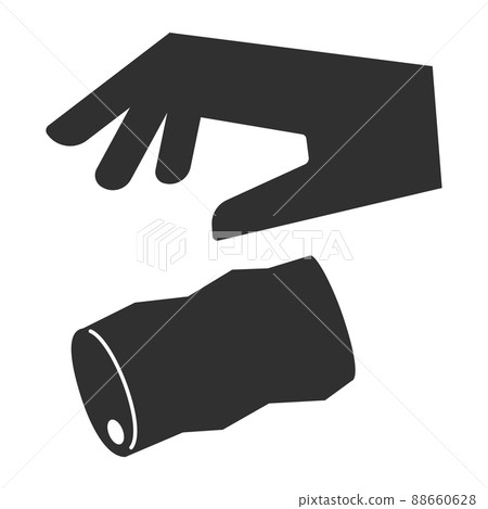 空罐頭亂扔垃圾圖標 空罐頭亂扔垃圾圖標 88660628