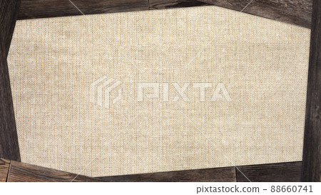 Wood grain and cloth frame material 88660741
