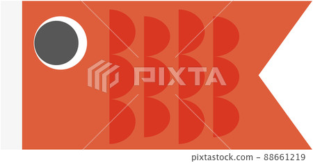 Simple and cute carp streamer red Simple and cute carp streamer red 88661219