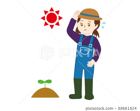 大熱天干農活的人 88661824