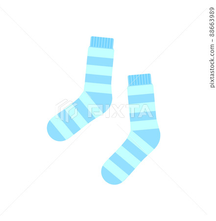 Socks Baby Clothes Poster Vector Illustration Socks Baby Clothes Poster Vector Illustration 88663989