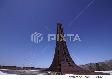 The disappearing Hokkaido Centennial Memorial Tower The disappearing Hokkaido Centennial Memorial Tower 88664086