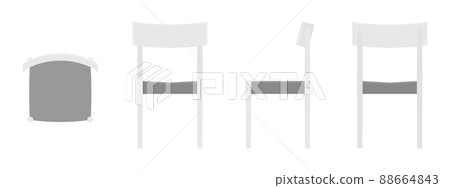 餐椅白色 88664843
