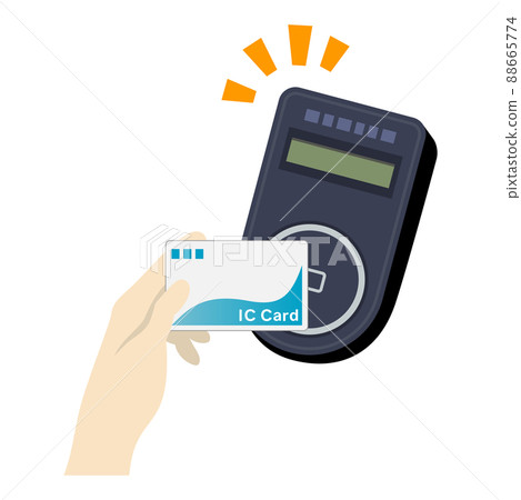 Illustration image to settle with electronic money 88665774