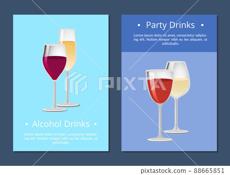 Alcohol Drinks Party Cocktails Posters with Wine 88665851