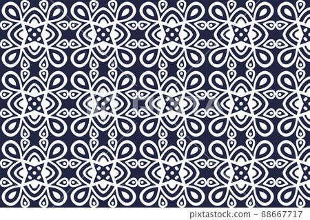 antique portuguese tile pattern 88667717