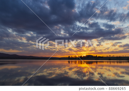 Dehtar pond, Southern Bohemia, Czech Republic Dehtar pond, Southern Bohemia, Czech Republic 88669265