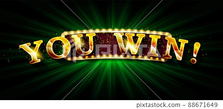 You won, button. 88671649