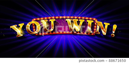 You won, button. 88671650