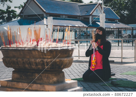 Thai buddhism pray for benefaction worship Thai buddhism pray for benefaction worship 88672227