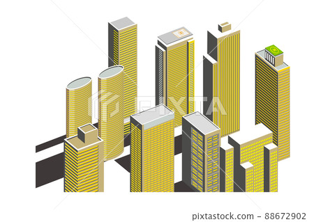 Cityscape of beautiful skyscrapers Cityscape of beautiful skyscrapers 88672902
