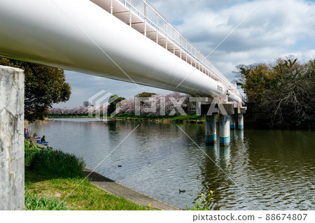 Aqueduct of the Binnuma River, Fujimi City, Saitama Prefecture Aqueduct of the Binnuma River, Fujimi City, Saitama Prefecture 88674807