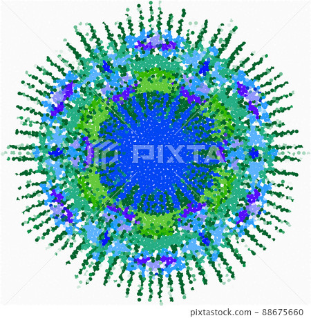 Abstract colorful shape Abstract colorful shape 88675660