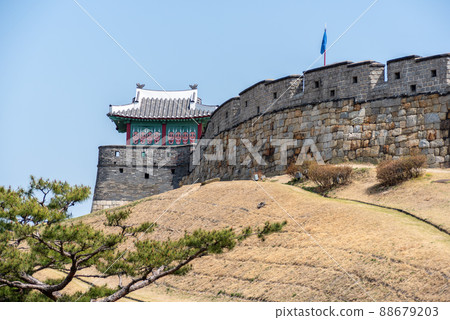 Hwaseong Fortress in Suwon South Korea 88679203